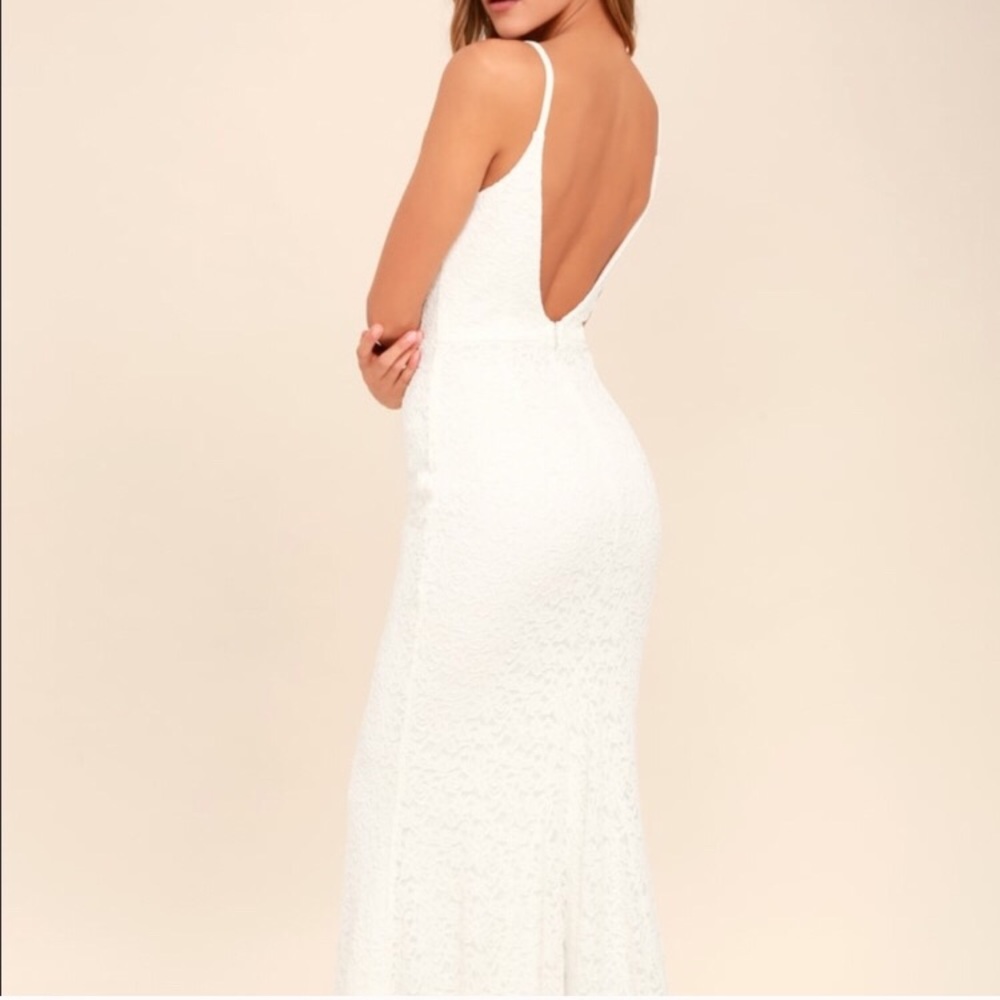 Lulus XS White dress NEW never used